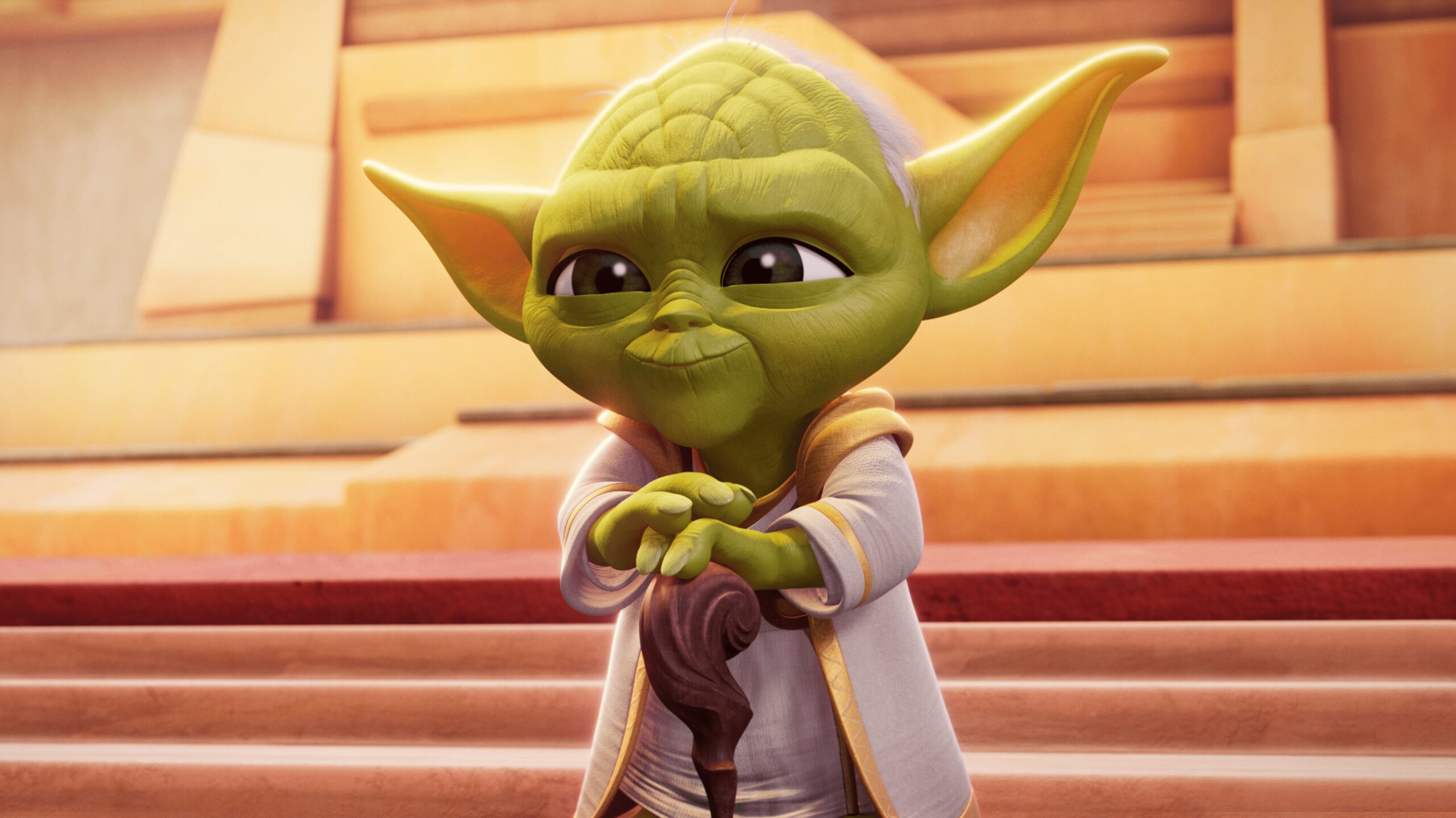 Il Maestro Yoda in una scena di The Young Jedi Adventures