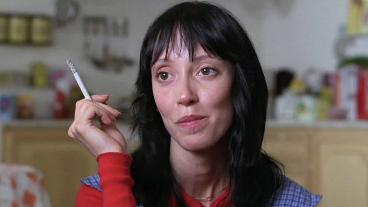 Shelley Duvall è Wendy Torrance in una scena di Shining