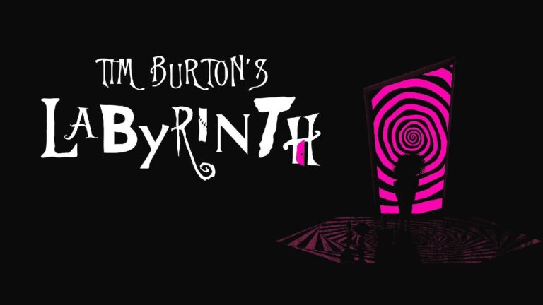 La locandina della mostra Tim Burton's Labyrinth