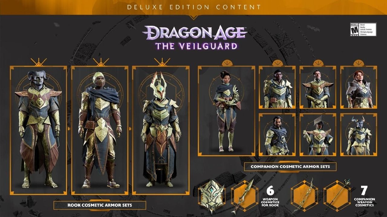 Contenuti della Deluxe Edition di Dragon Age The Veilguard