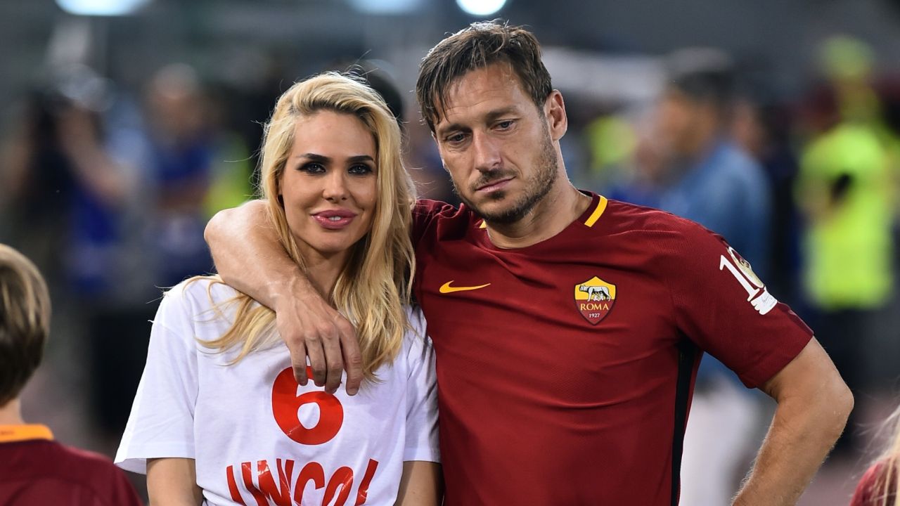 Francesco Totti e Ilary Blasi.