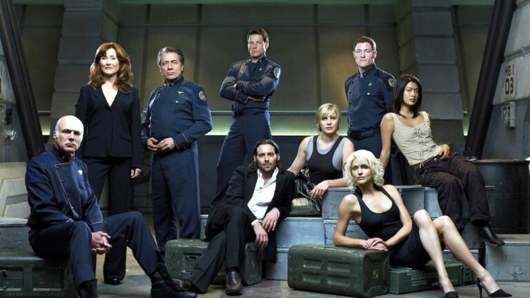 il cast di Battlestar Galactica 2004