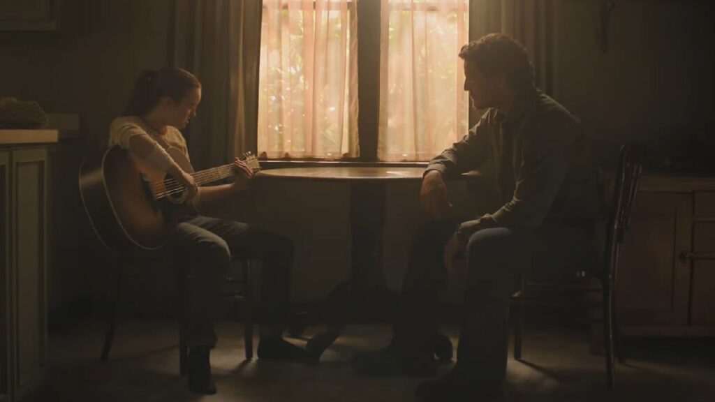 Bella Ramsey e Pedro Pascal in una scena della seconda stagione di The Last of Us