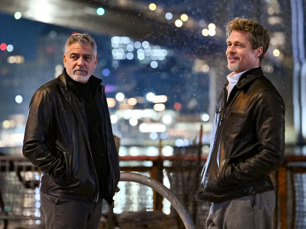 Brad Pitt e George Clooney in Wolfs - © Apple