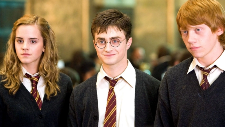 Emma Watson, Daniel Radcliffe e Rupert Grint in Harry Potter