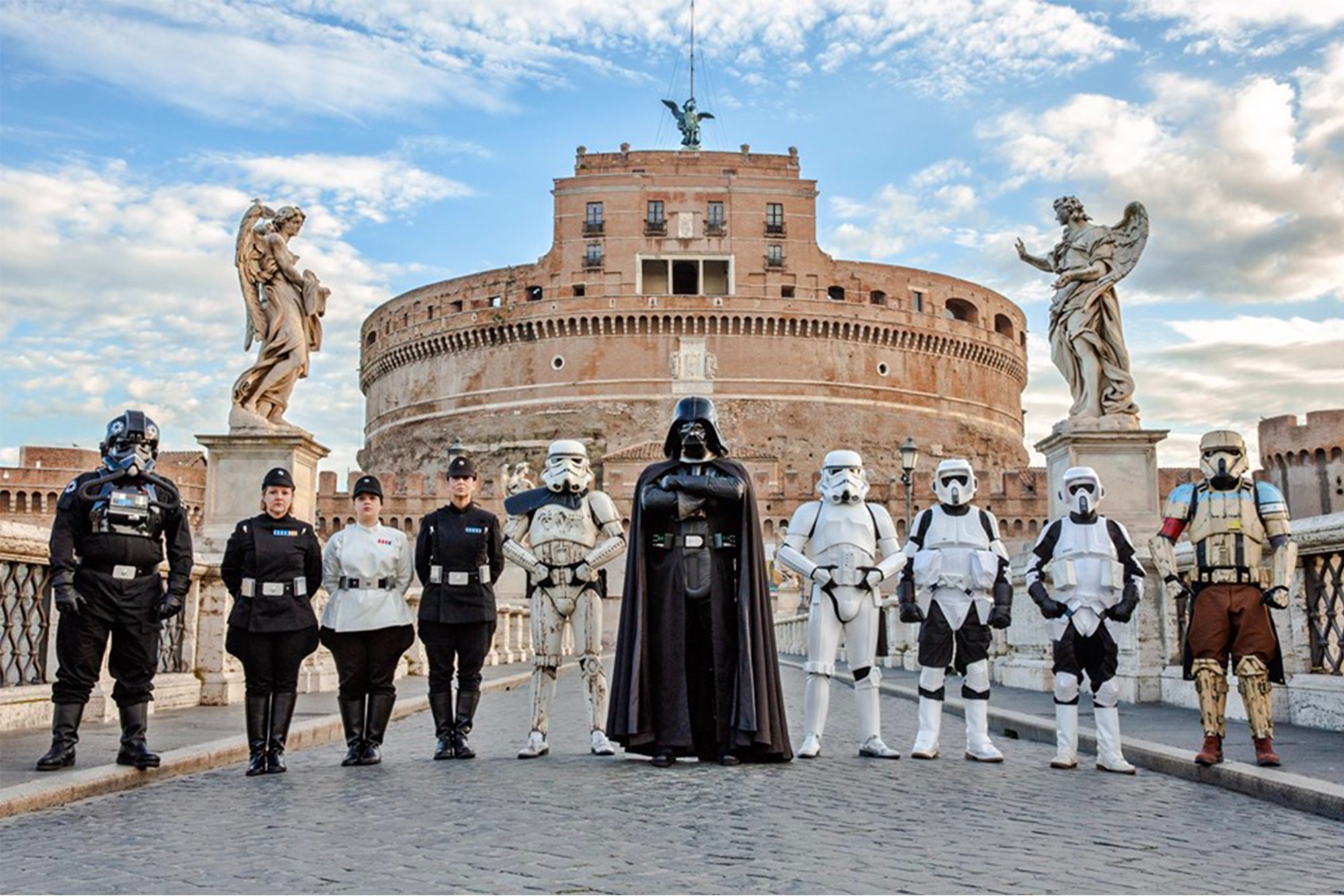 Alcuni figuranti della 501st Italica Garrison