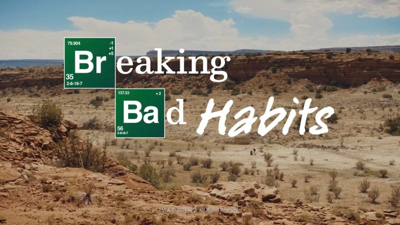 Una delle immagini della campagna elettorale "Breaking Bad Habits"