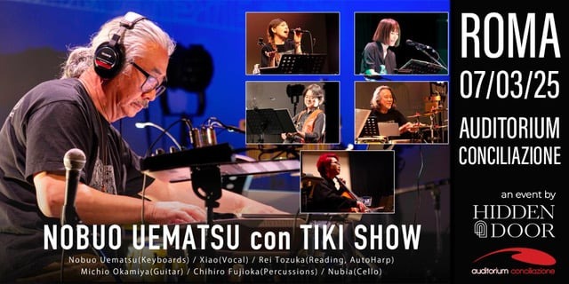 La locandina del concerto italiano di Nobuo Uematsu