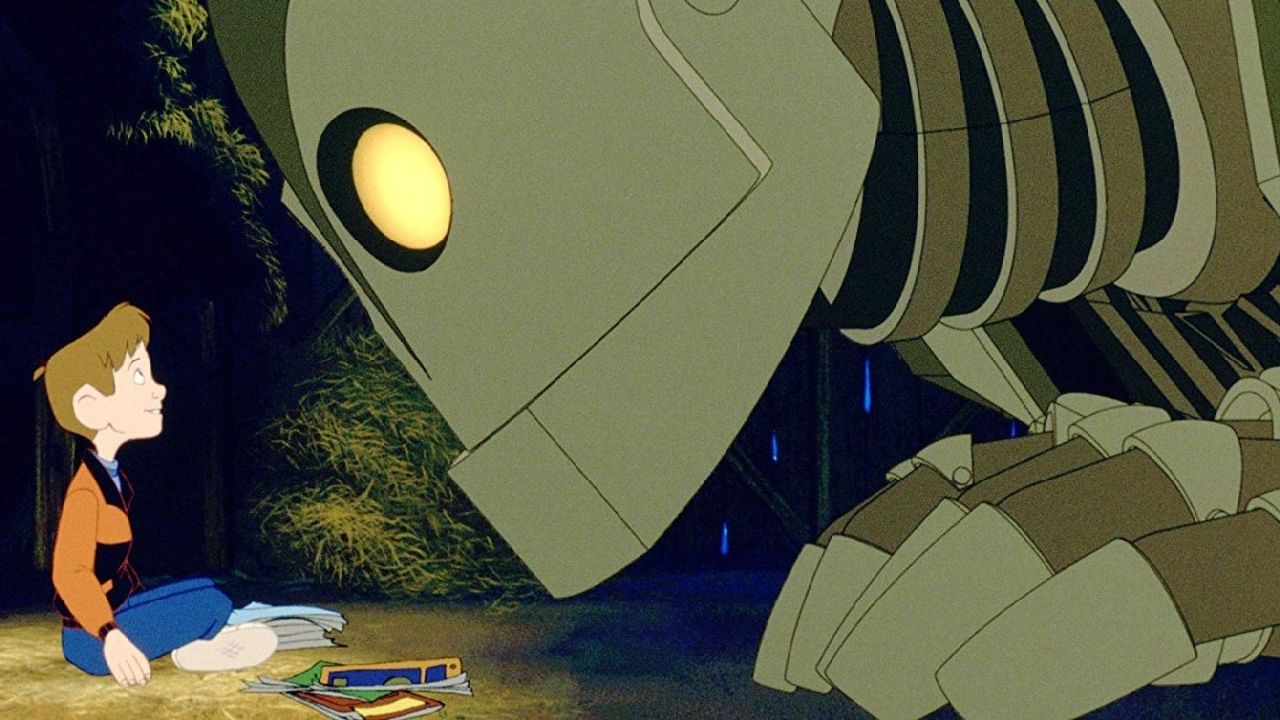 Frame del film Il Gigante di Ferro