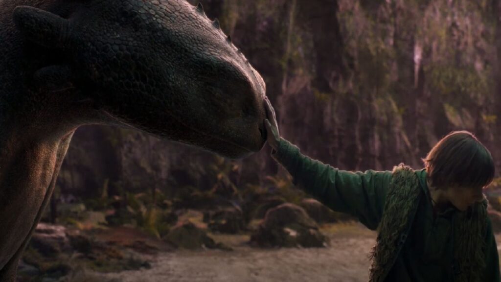 Una scena del film Dragon Trainer