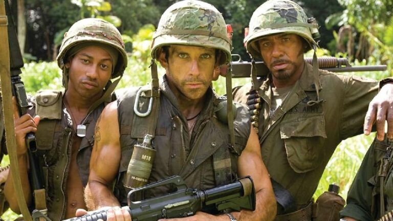 Una scena di Tropic Thunder