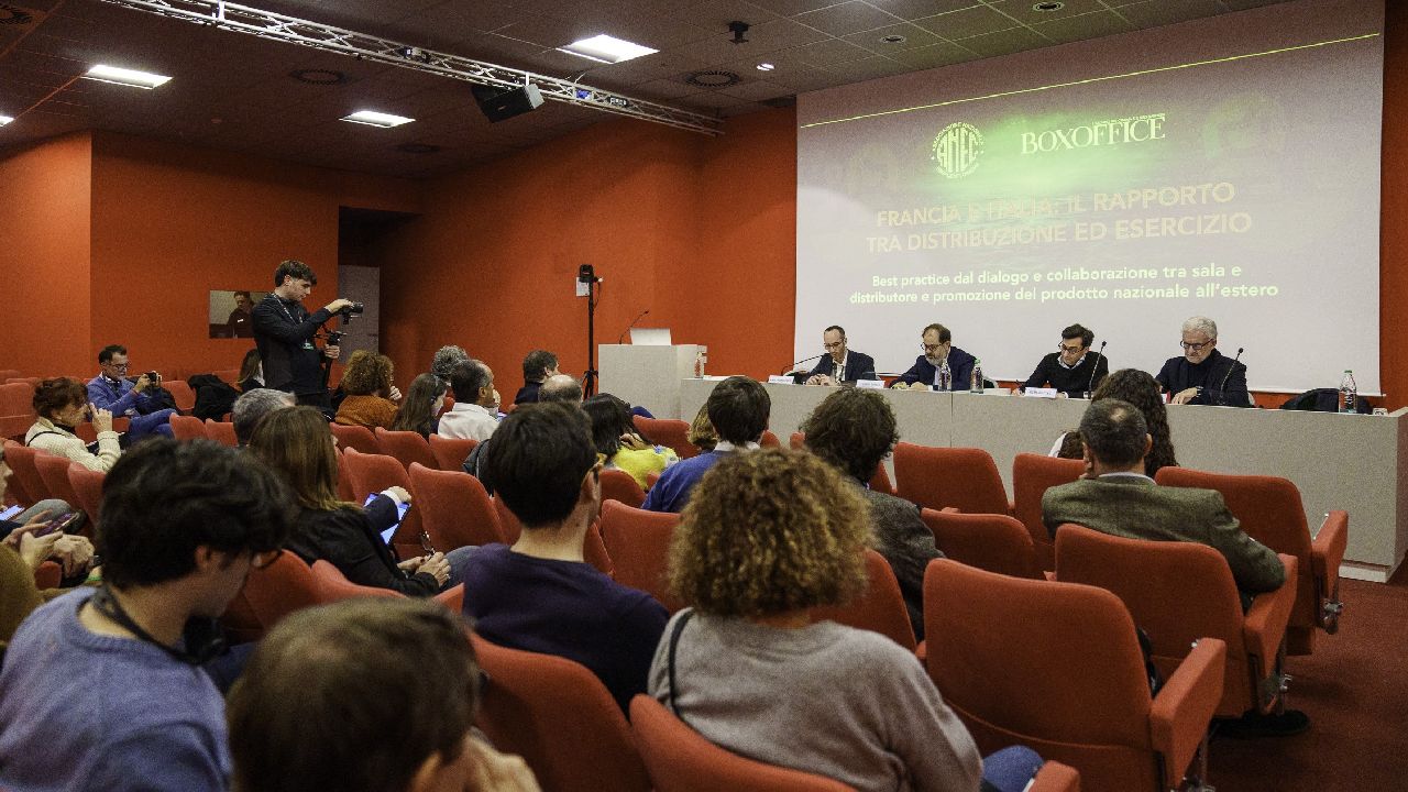 Foto di un panel delle Giornate Professionali di Cinema