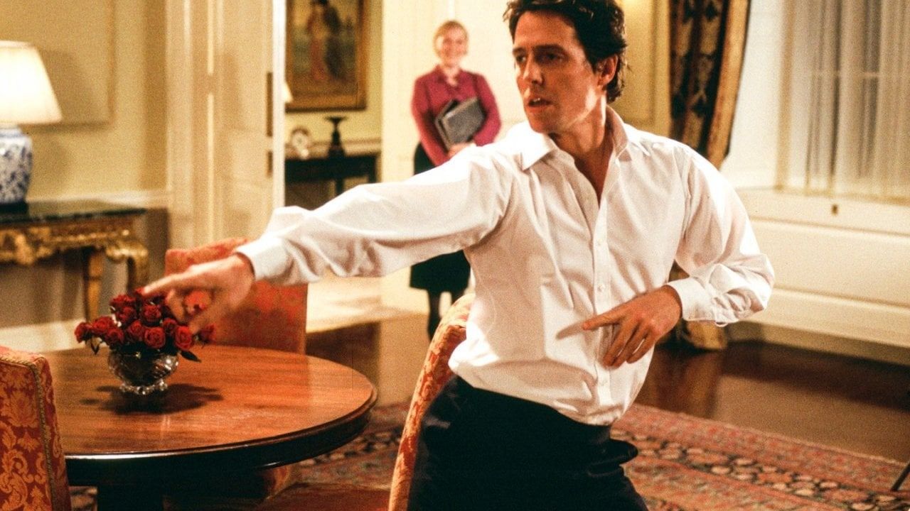 Hugh Grant nella celebre scena del balletto.