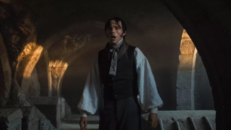 Nicholas Hoult nel film Nosferatu