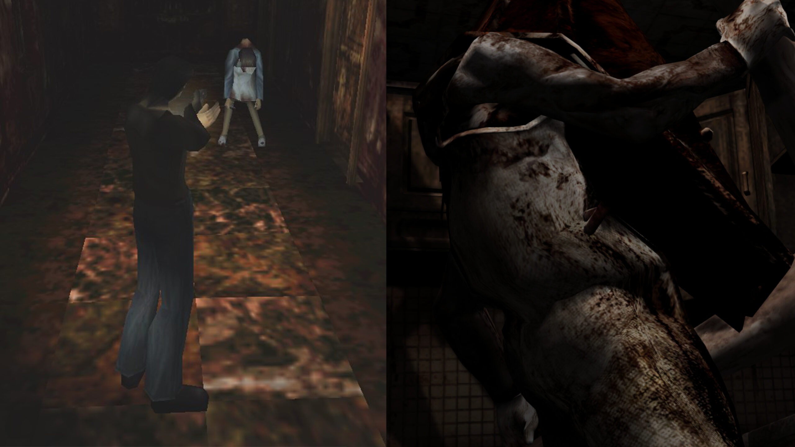 Immagini Silent Hill 1 e Silent Hill 2 a confronto