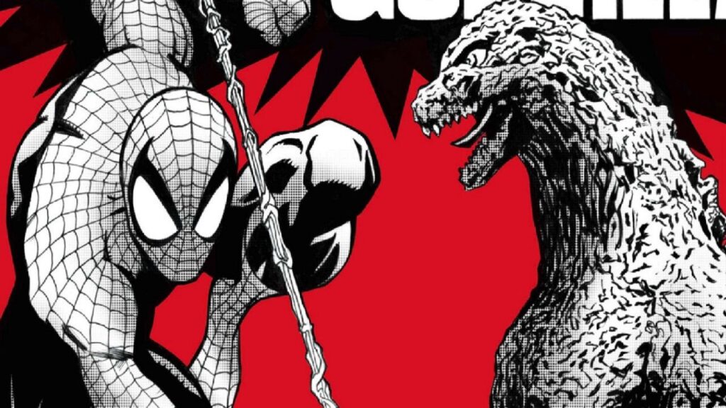 Godzilla vs Spider-Man, cover di Lee Garbett