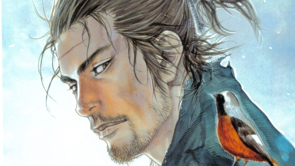 Illustrazione di Musashi Miyamoto, protagonista di Vagabond