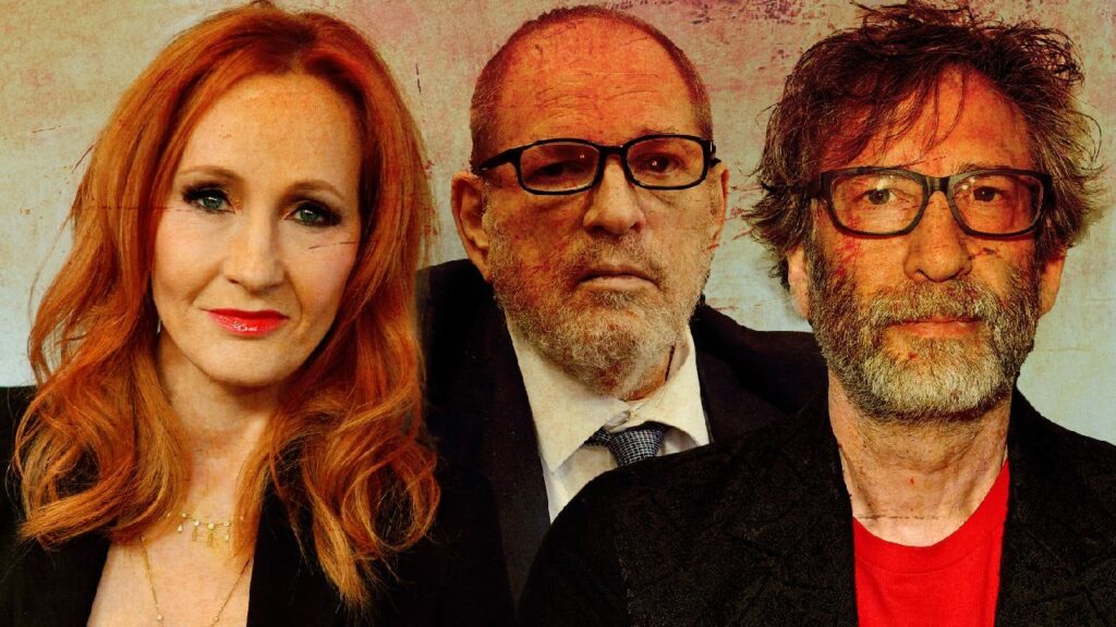 JK Rowling, Harvey Weinstein e Neil Gaiman