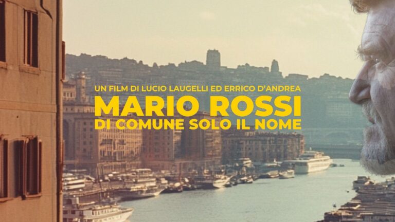 Logo del titolo del documentario Mario Rossi Di comune solo il nome