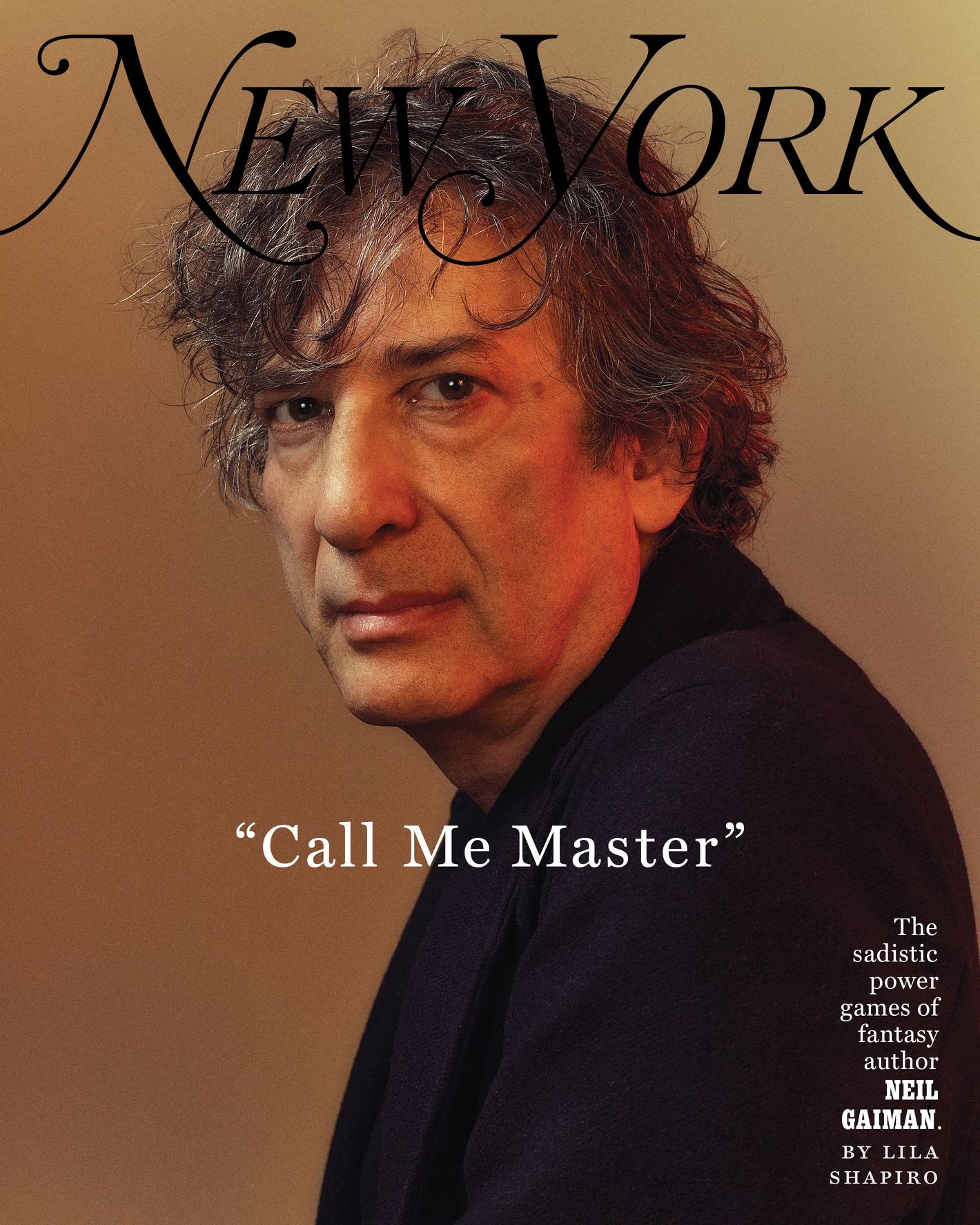 Neil Gaiman sulla copertina del New York Magazine