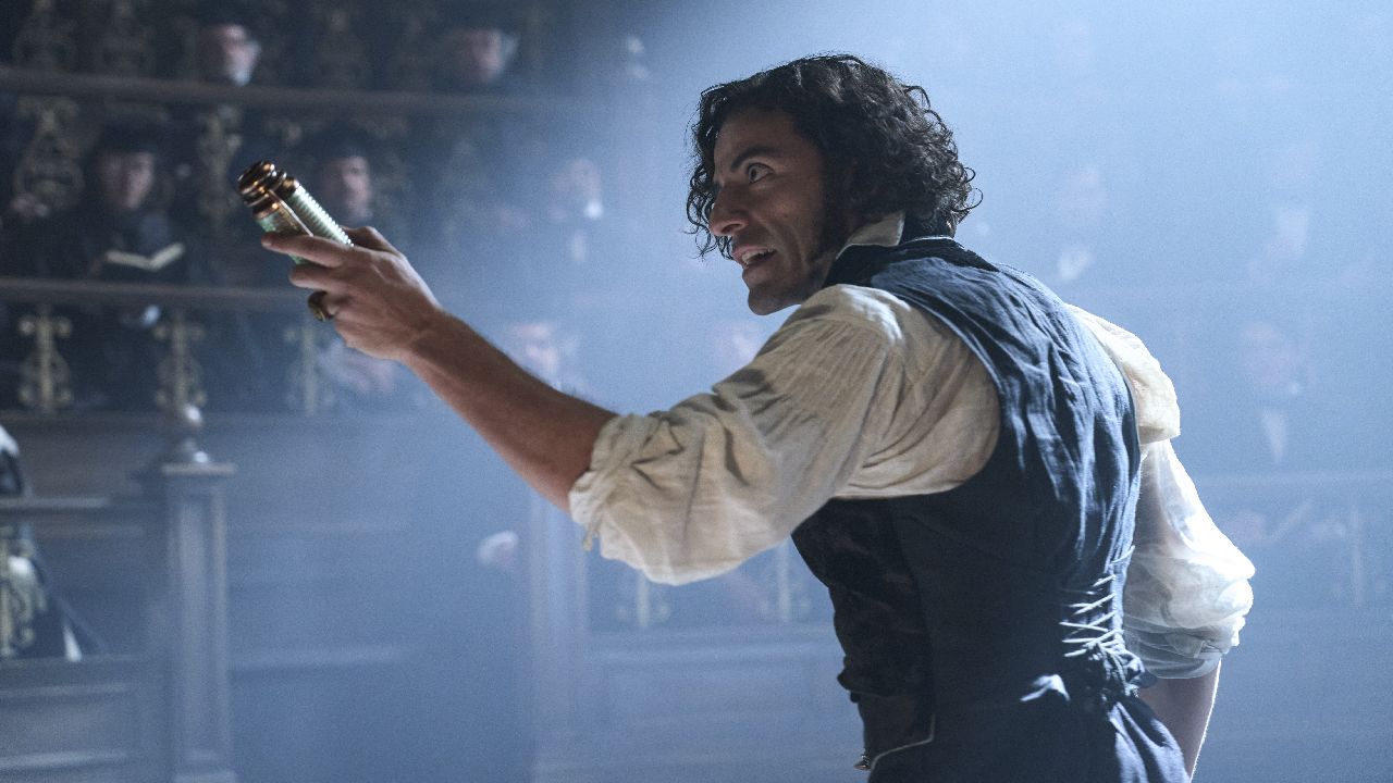 Oscar Isaac nel film Frankenstein di Guillermo Del Toro