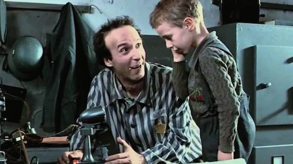 Ronerto Benigni e Giorgio Cantarini, La vita è bella