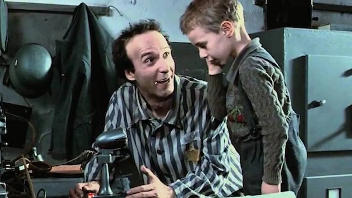 Ronerto Benigni e Giorgio Cantarini, La vita è bella