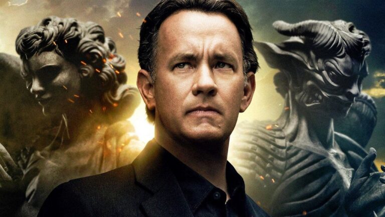 Tom Hanks nel poster di Angeli e Demoni