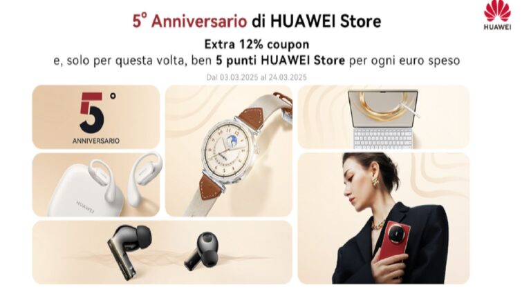 Campagna Huawei 5th Anniversary