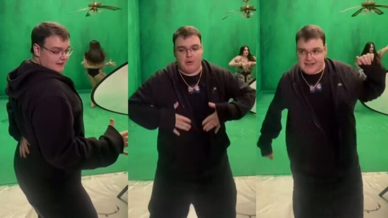 Carlos Diaz nella coreografia di Gaia