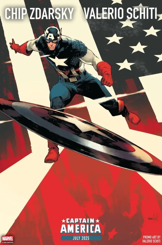 Cover del nuovo volume di Capitan America