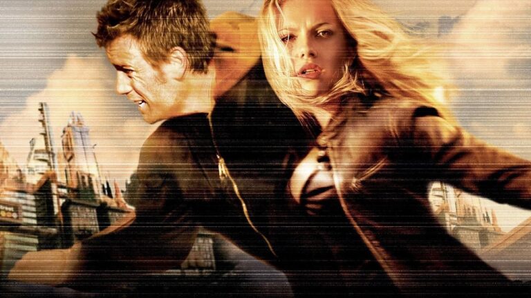 Ewan McGregor e Scarlett Johansson nel poster di The Island