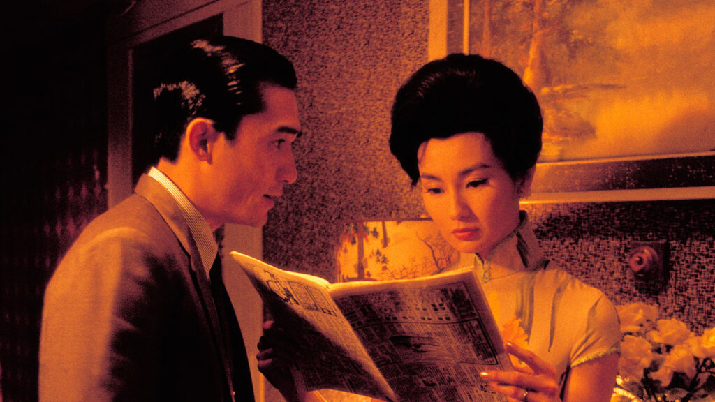 Maggie Cheung e Tony Leung in In the Mood for Love 