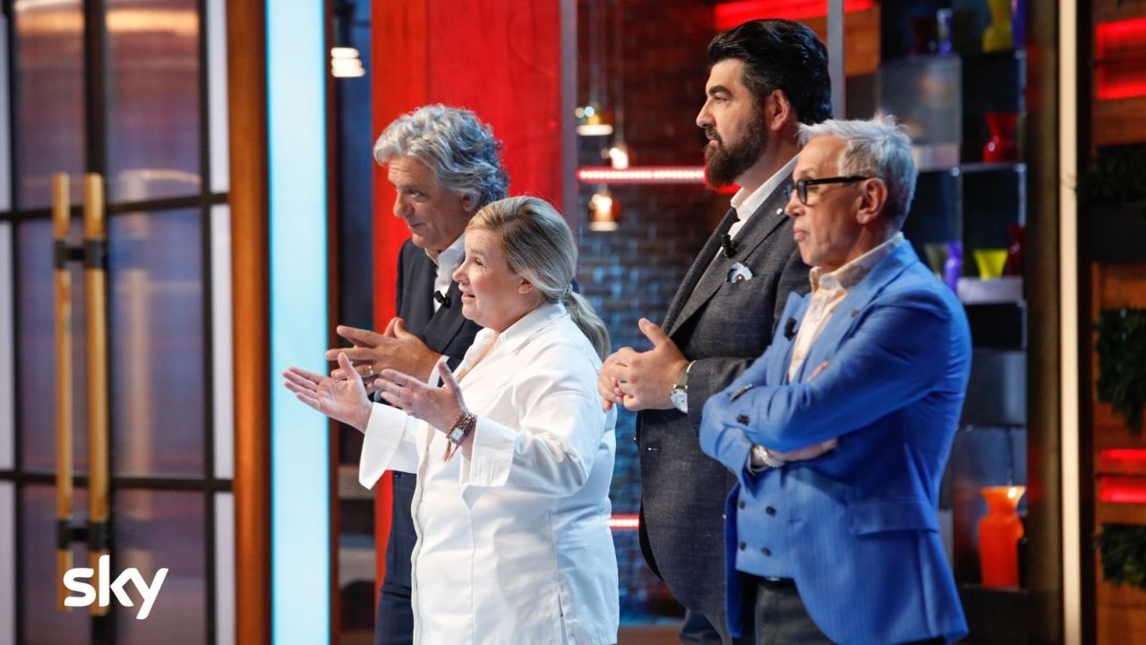 Hélène Darroze ospite a MasterChef Italia. Fonte: Sky.