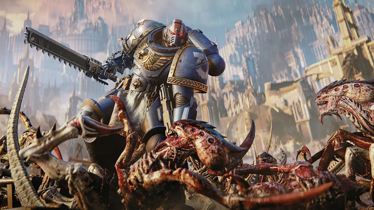 Un combattimento in Space Marine 2