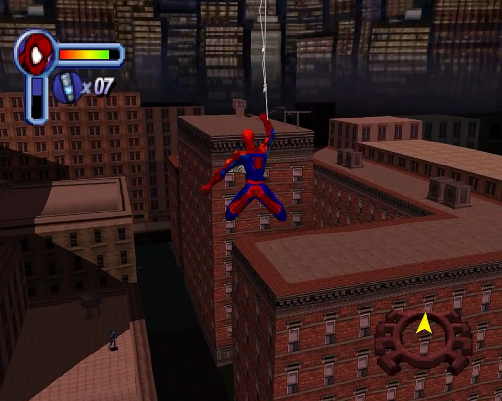 Una sequenza di volteggio tra i palazzi in Spider-Man 2 Enter Electro