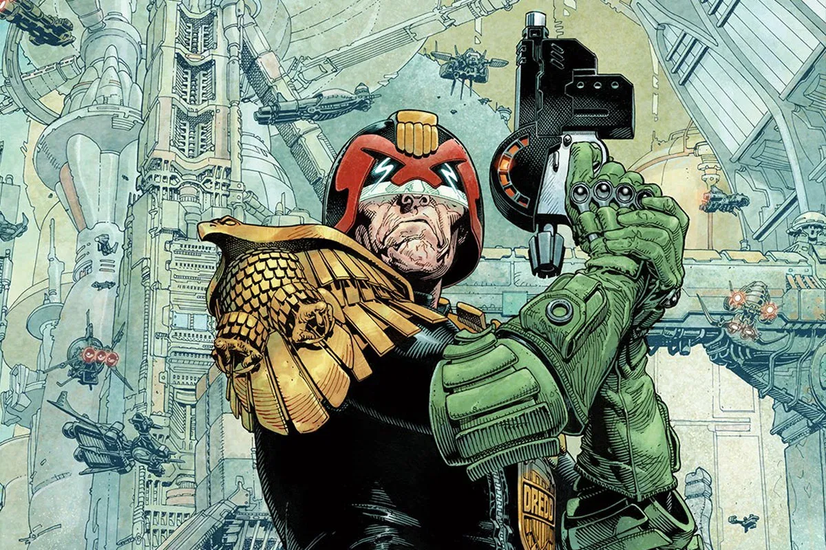 Judge Dredd nella sua Mega-City One 