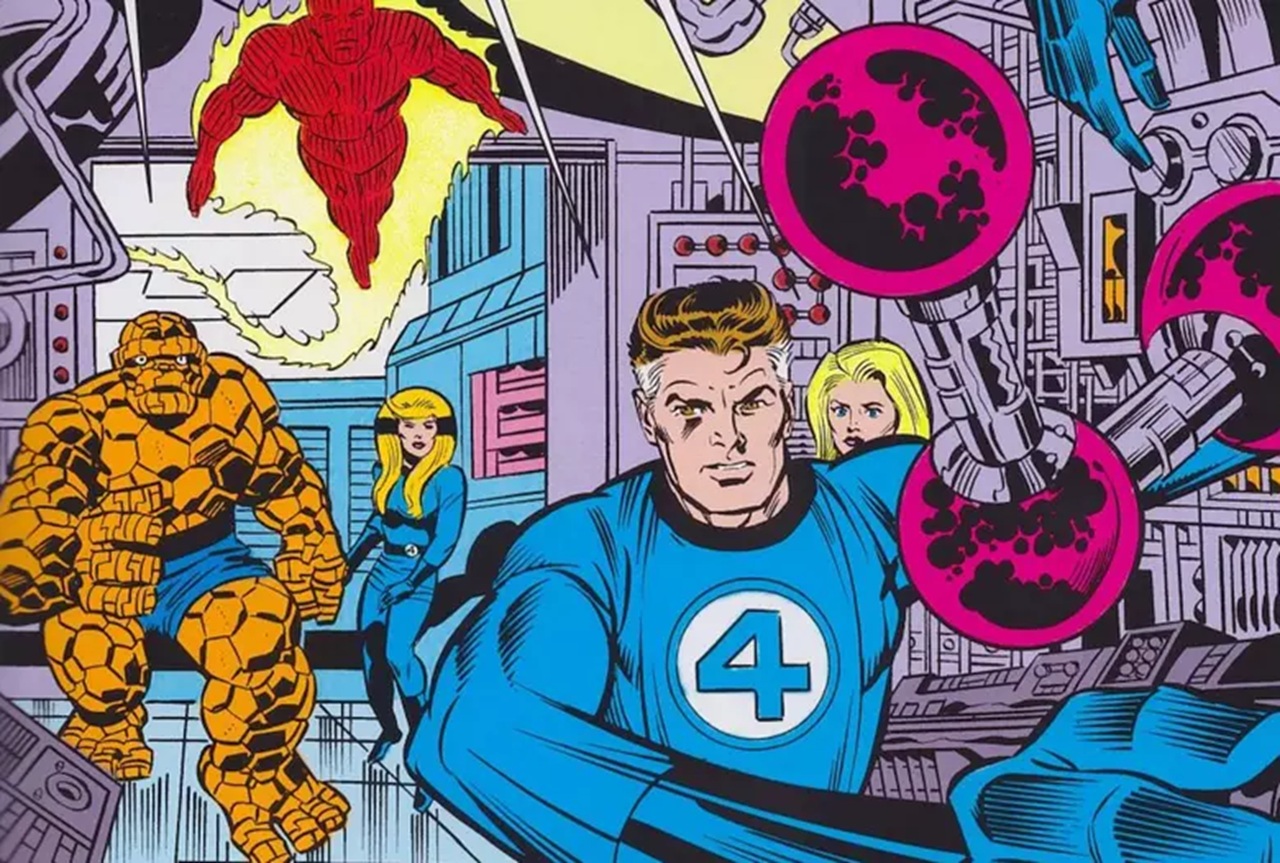 Reed Richards impegnato in uno dei suoi esperimenti