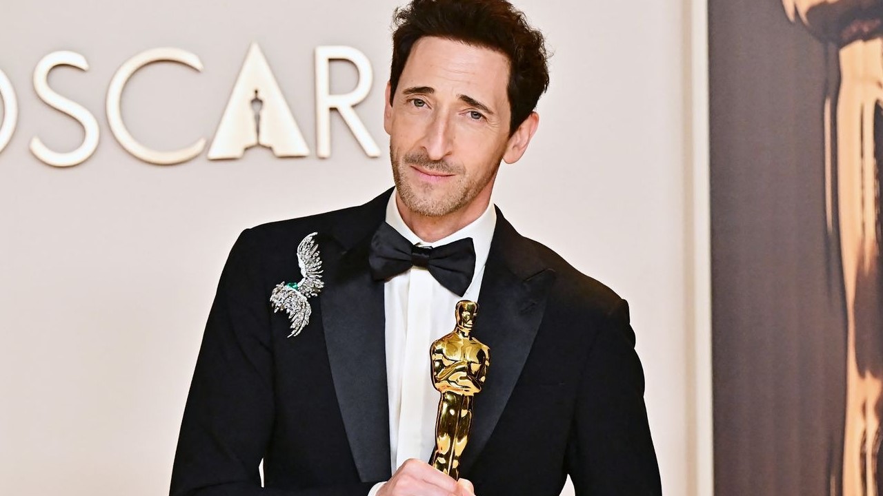 Adrien Brody durante la 97a edizione degli Oscar