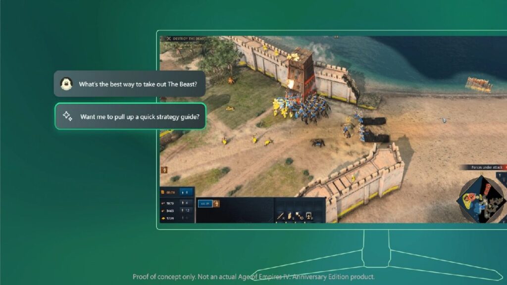 Concept di Xbox Copilot