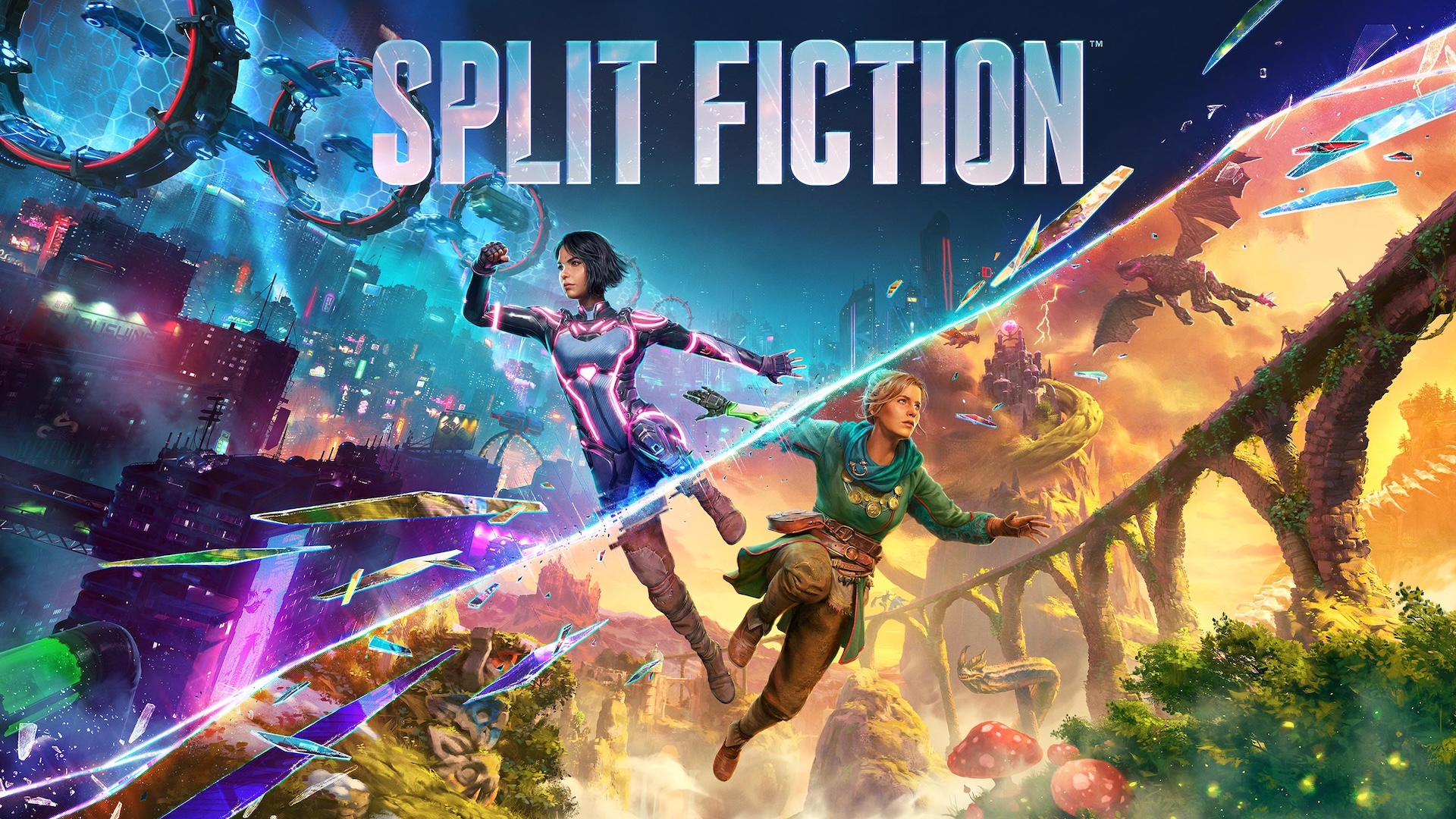 Mio e Zoe nella cover di Split Fiction