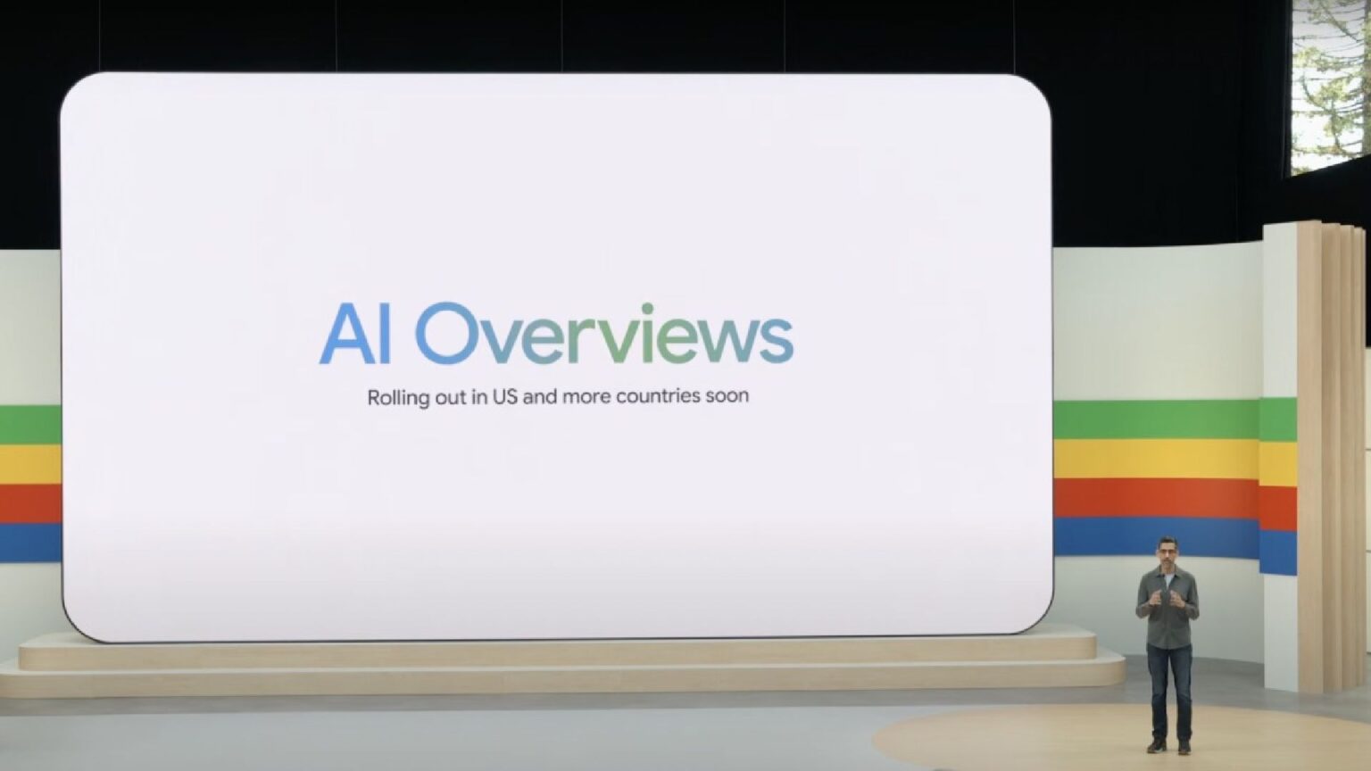 Immagine di presentazione di Google AI Overviews