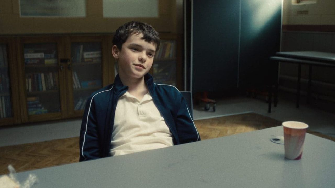 Una scena di Adolescence.