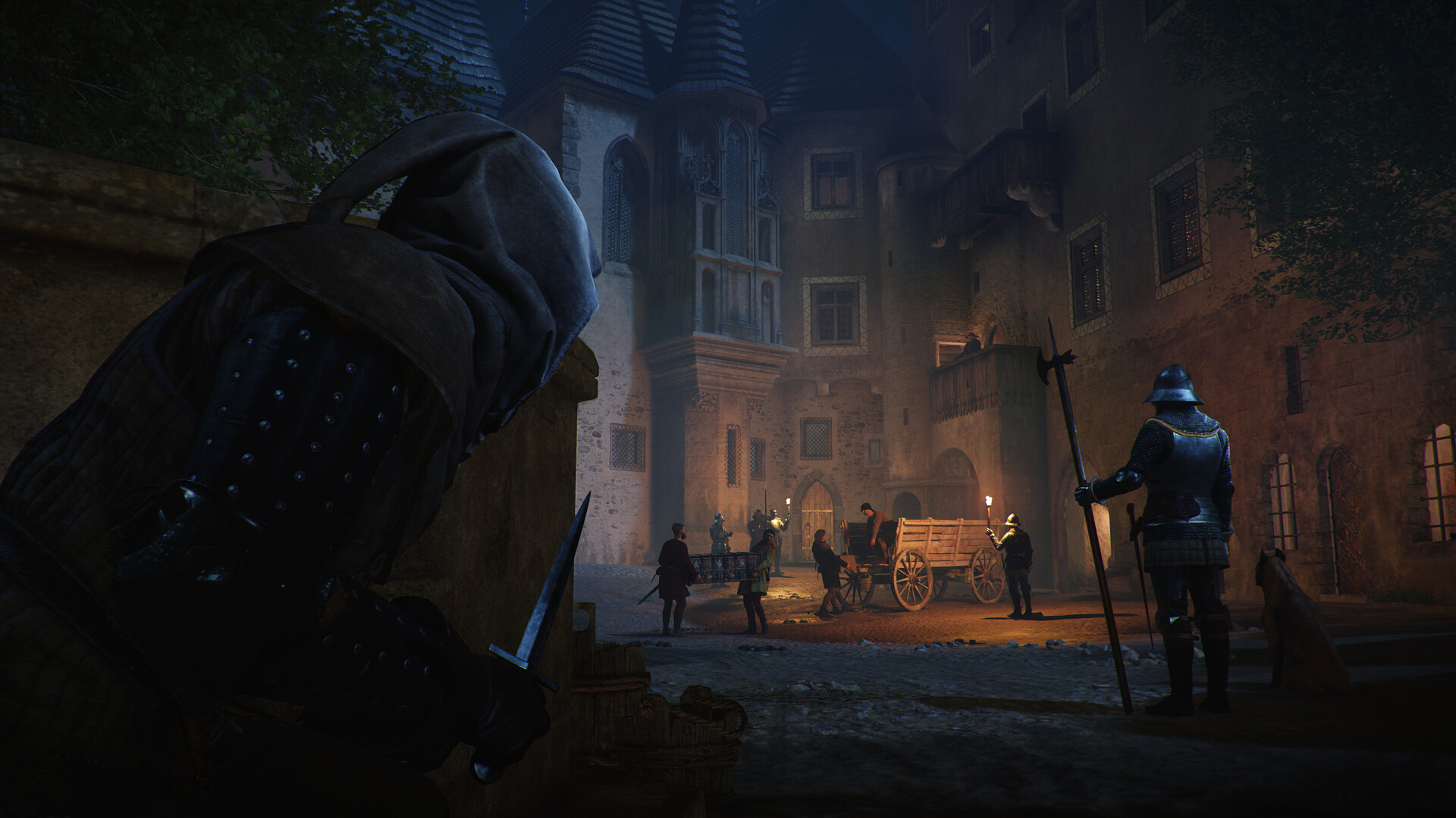 Una scena stealth di Kingdom Come Deliverance 2
