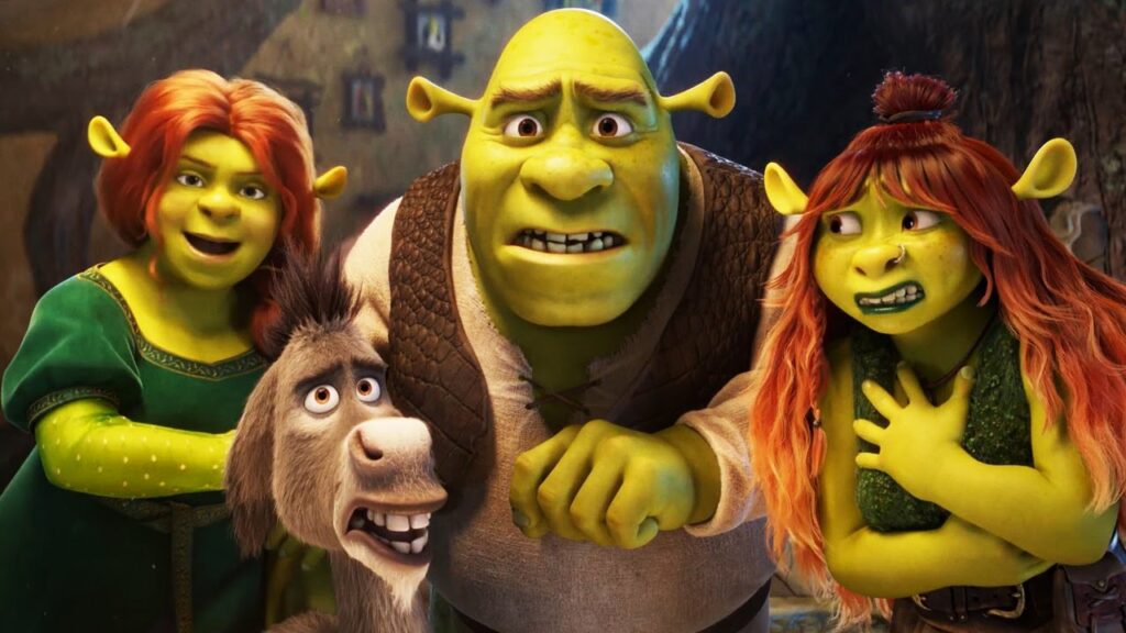 Un frame del teaser di Shrek 5