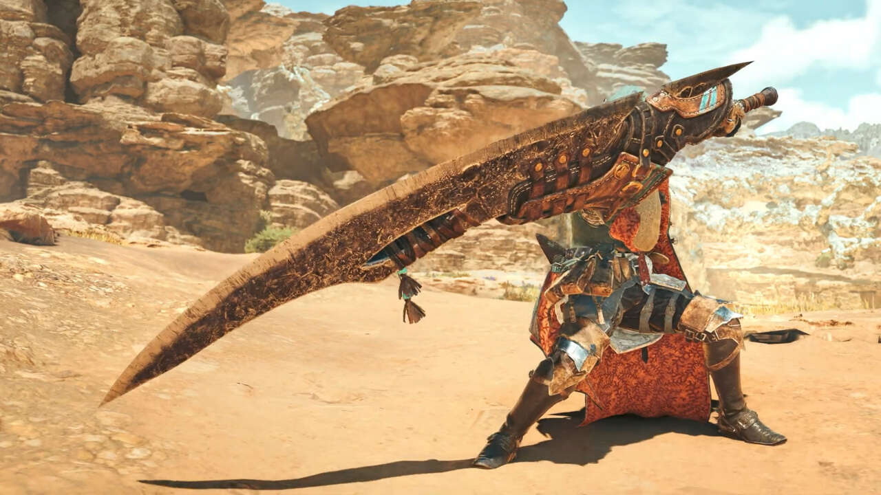 Posizione dello spadone in Monster Hunter Wilds