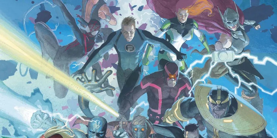 Un'illustrazione di Secret Wars