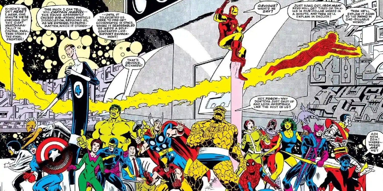 Gli eroi delle Secret Wars del 1984