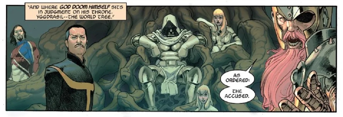 La Corte del dio Destino in Secret Wars 