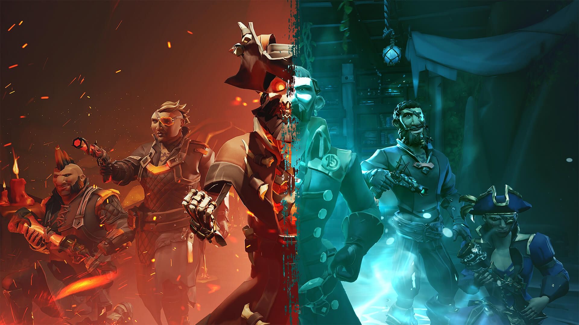 Due fazioni di Sea of Thieves